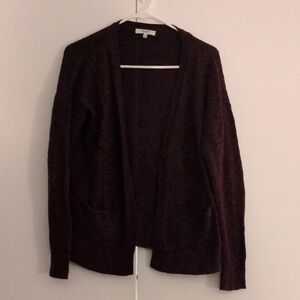 Madewell Deep Burgundy Cardigan Sweater